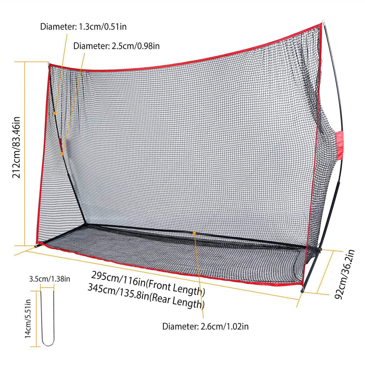 Net Indoor Portable Gold Practice Outdoor Recreation - Tophatter Daily Deals