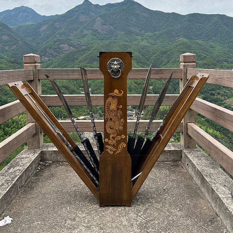 New automatic ejection Sword Case Box + Six Spears - Tophatter Daily Deals