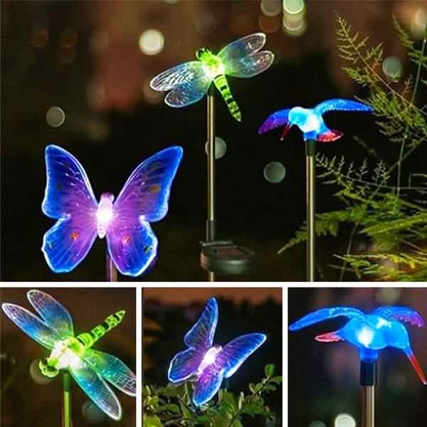 New Decorative Solar Outdoor Lights Solar Outdoor Lights - Tophatter Daily Deals