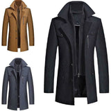 New Fashion Jacket Trench Coat for Men Men's Outerwear - Tophatter Daily Deals
