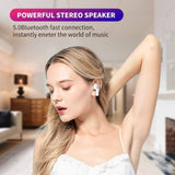 New Graffiti Wireless Earbuds Bluetooth 5.0 Earphones In-Ear Headphones - Tophatter Daily Deals