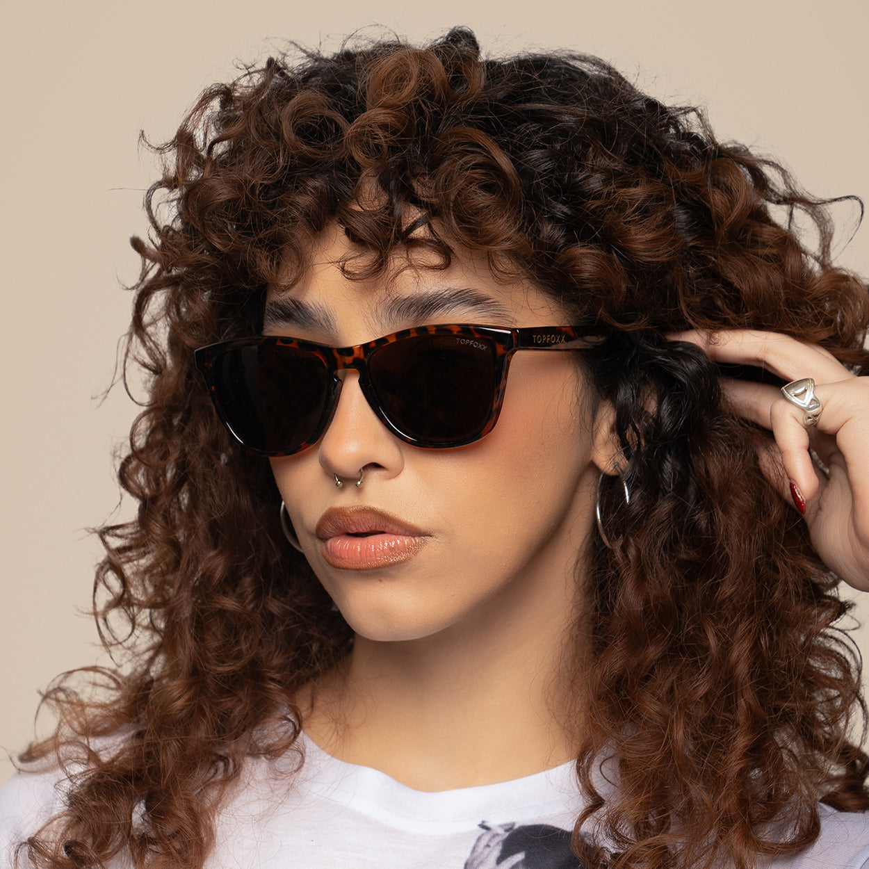 TopFoxx Rise Up - Tortoise Unisex Sunglasses Sunglasses - Tophatter Daily Deals