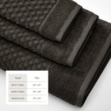 Cotton Diamond Waffle Weave Bath Towel Set - Grayson Collection Bath - Tophatter Daily Deals