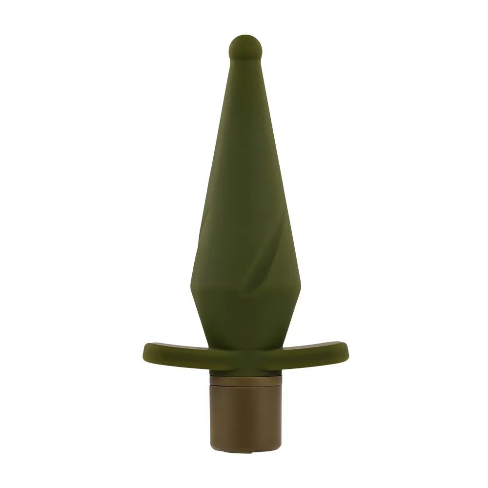 The Private (Green) – 5" Vibrating Butt Plug with 10 Speeds and Patterns > Anal Range > Vibrating Butt Plugs - Tophatter Daily Deals