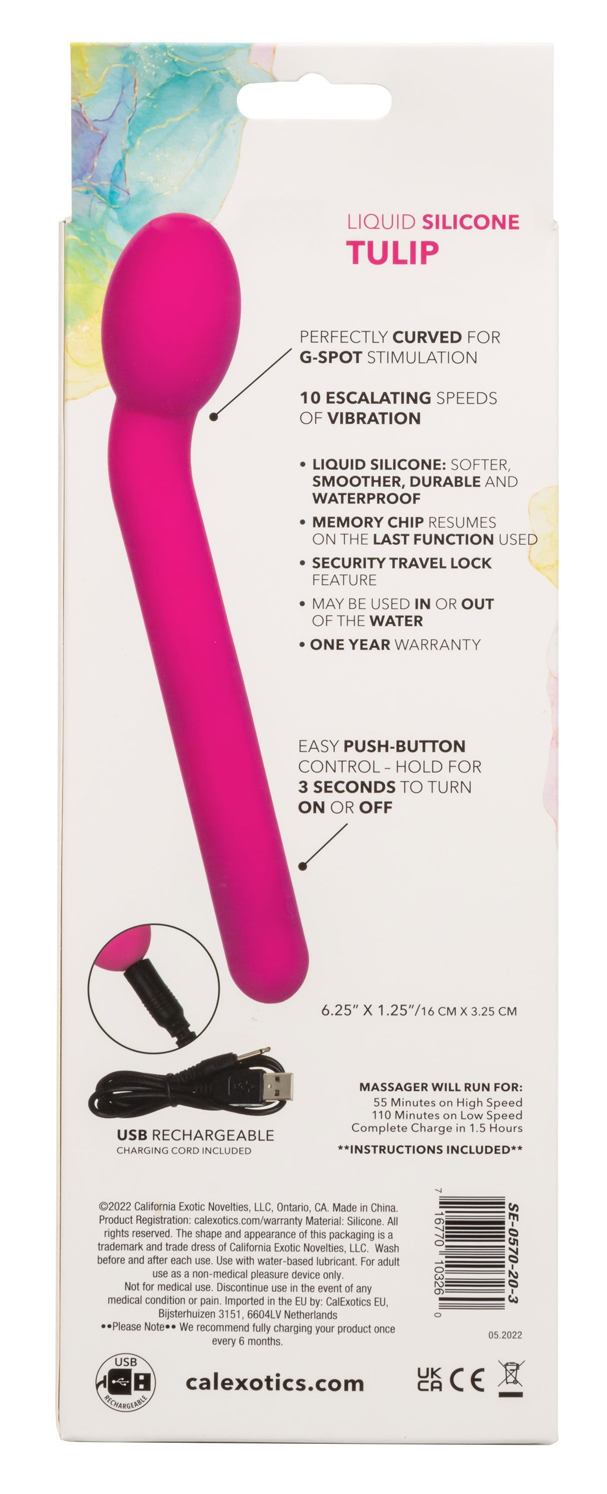 Bliss Liquid Silicone Tulip Vibrator in Pink with 10 Speeds and Rechargeable > Sex Toys For Ladies > Rose Stimulators - Tophatter Daily Deals