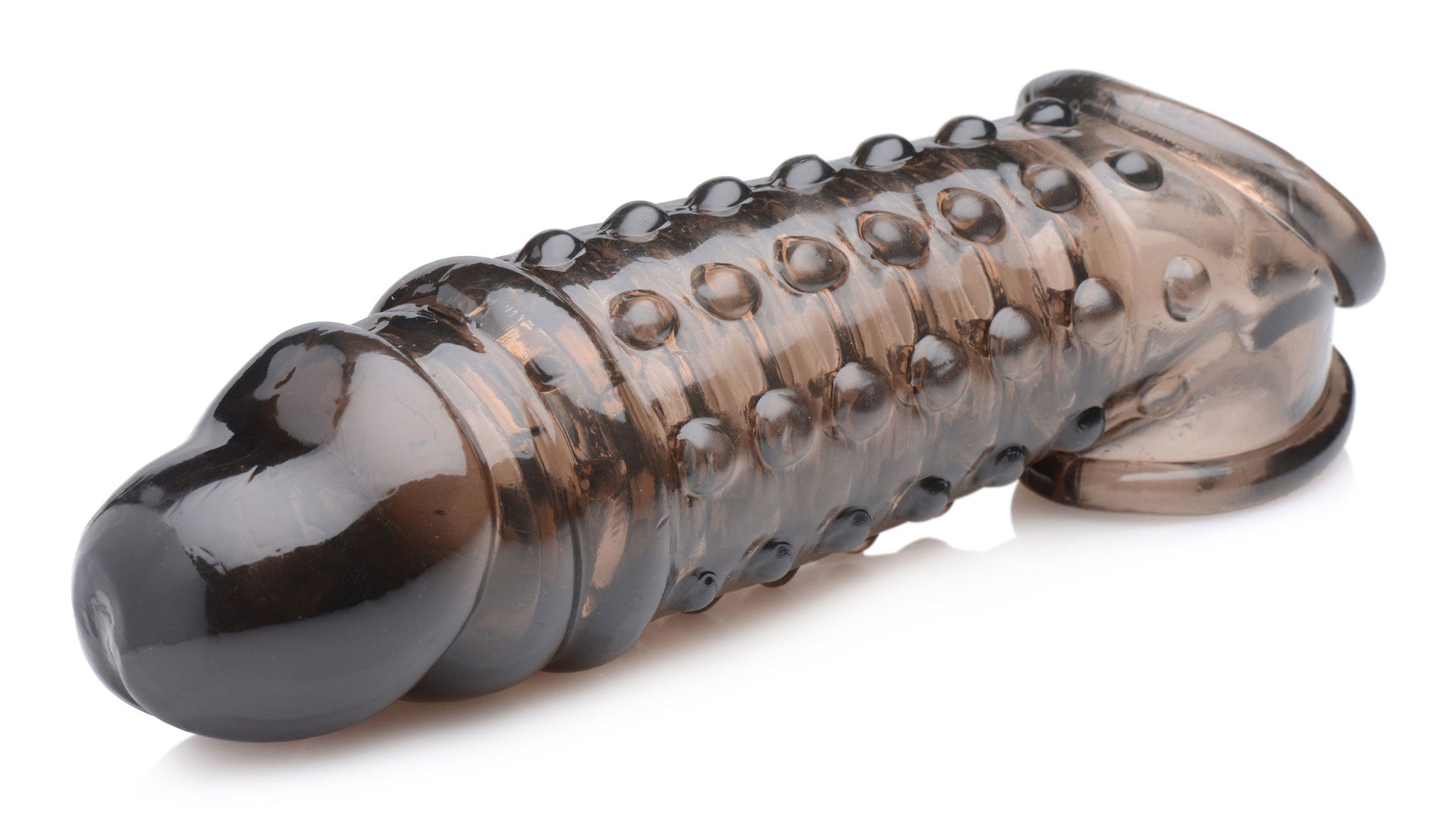Penis Enhancer Sleeve 1.5in Smoke for Extra Length and Girth > Sex Toys For Men > Penis Sleeves - Tophatter Daily Deals