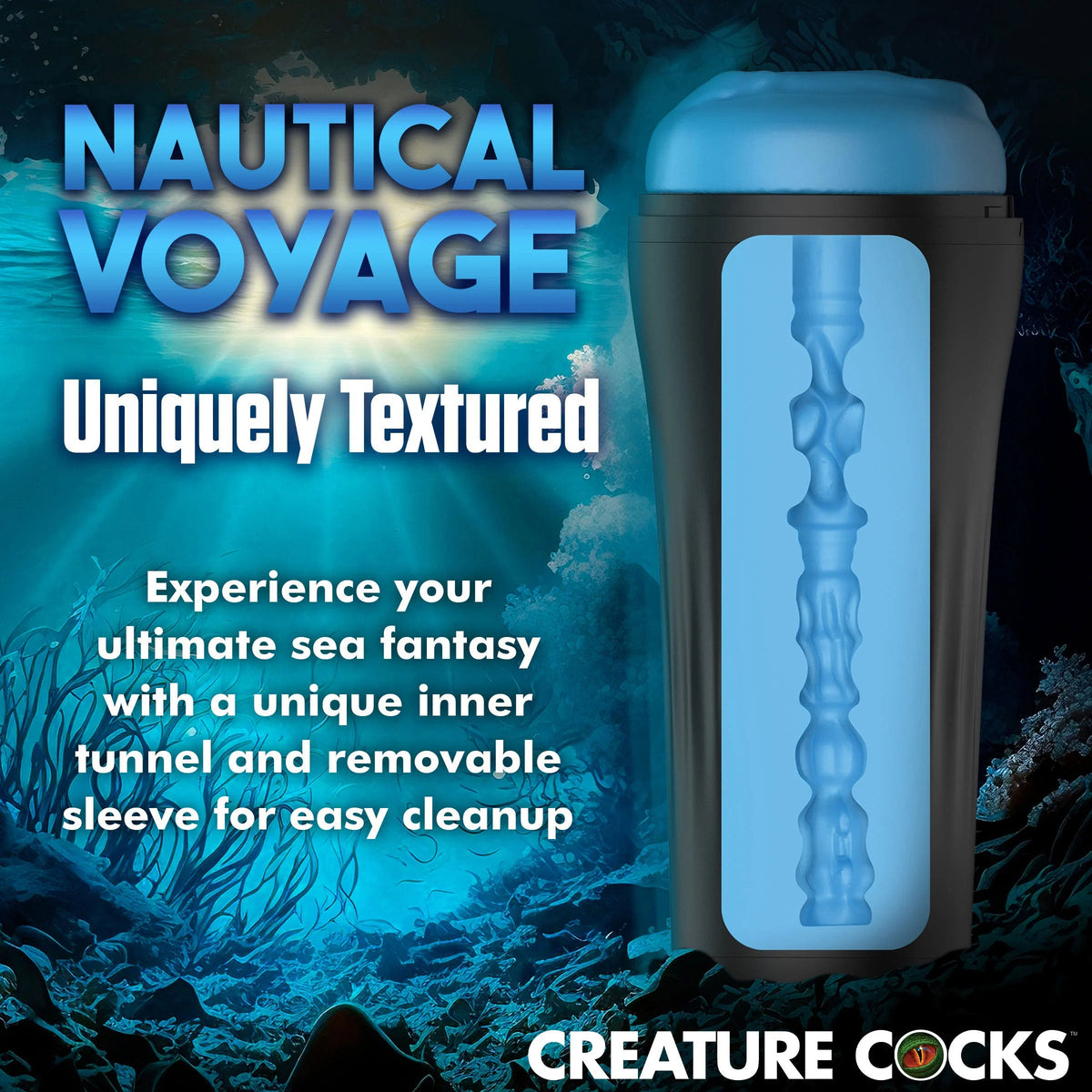 Creature Cocks Pussidon Sea Monster Stroker > Sex Toys For Men > Masturbators > Fantasy - Tophatter Daily Deals