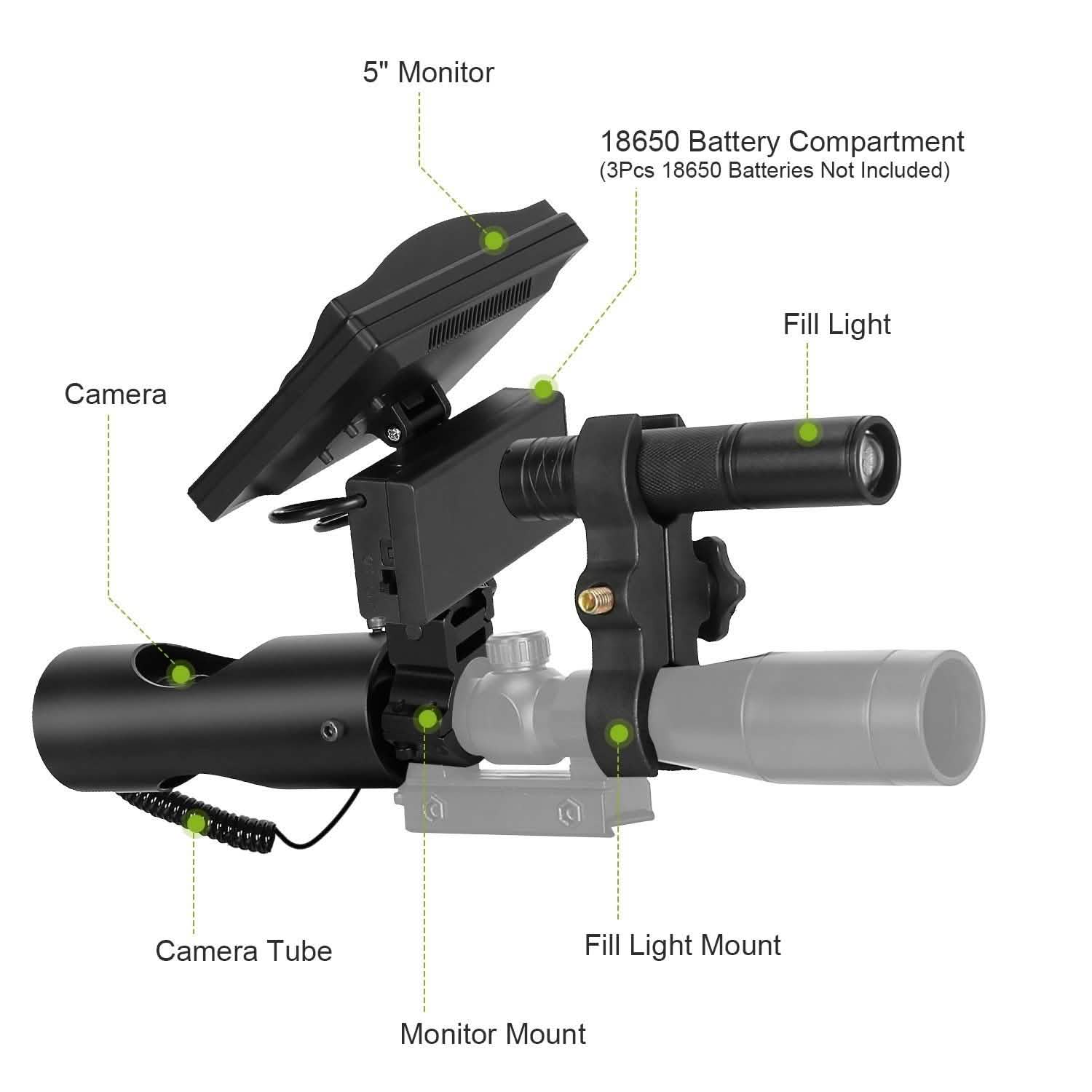 Night Vision Scope Digital Camera Infrared Outdoor Recreation - Tophatter Daily Deals