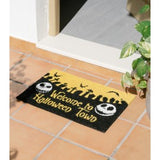 Disney The Nightmare Before Christmas - Officially Licensed Halloween Town Door Mat Collectible Merchandise - Tophatter Daily Deals