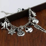 Nightmare Before Christmas Jack Skellington Sally Gothic Bracelet Bracelets - Tophatter Daily Deals