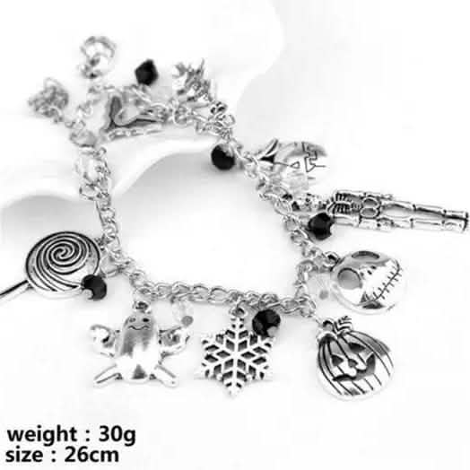 Nightmare Before Christmas Jack Skellington Sally Gothic Bracelet Bracelets - Tophatter Daily Deals
