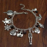 Nightmare Before Christmas Jack Skellington Sally Gothic Bracelet Style 1 Bracelets - Tophatter Daily Deals