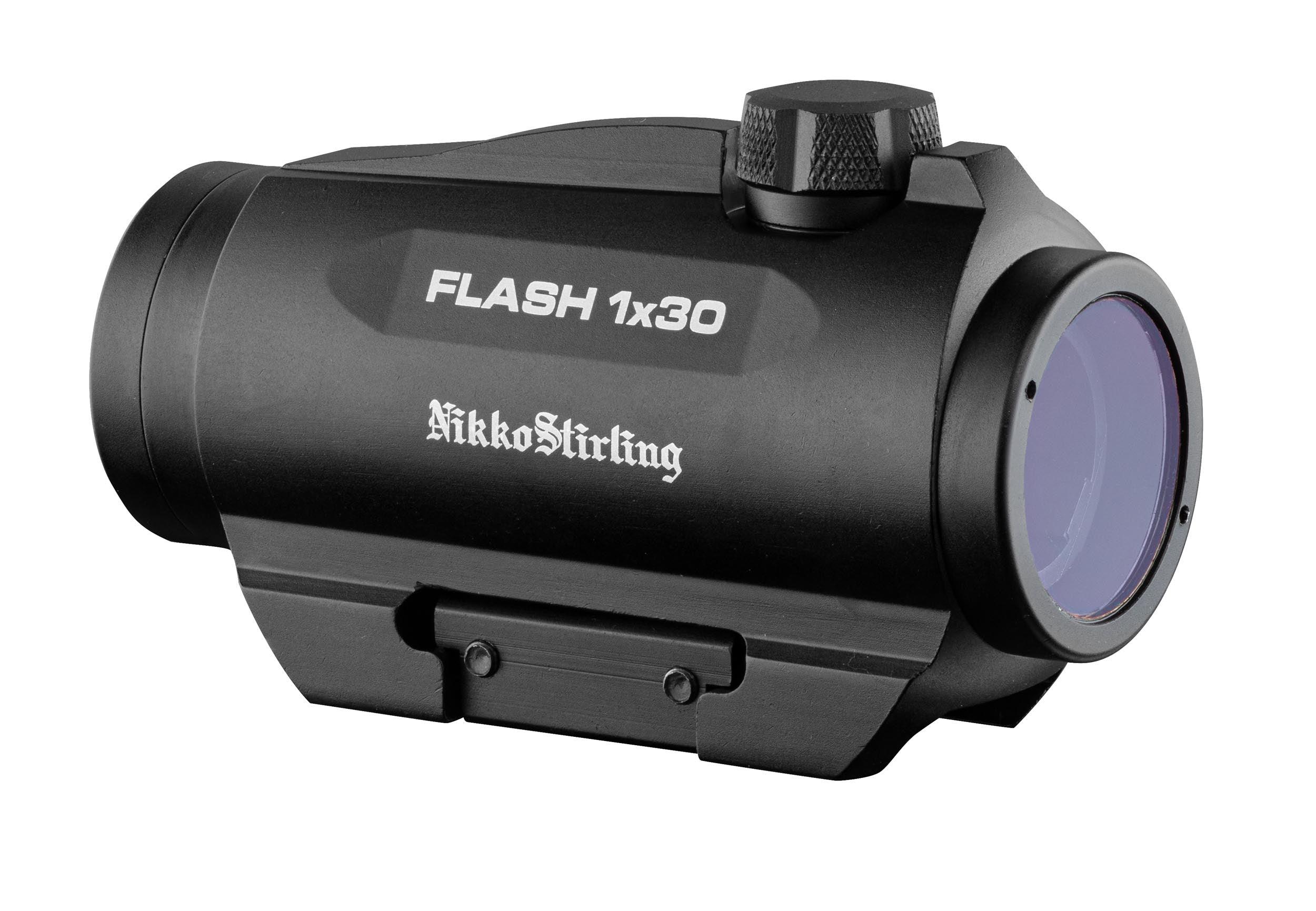 NIKKO STIRLING FLASH 1X30 RED DOT SIGHT 3MOA DOT - Tophatter's Army Deals OPTICS & SCOPES - Tophatter Daily Deals