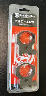 NIKKO STIRLING TAC-LOK RINGS, 30MM HIGH PICATINNY - Tophatter's Army Deals OPTICS & SCOPES - Tophatter Daily Deals