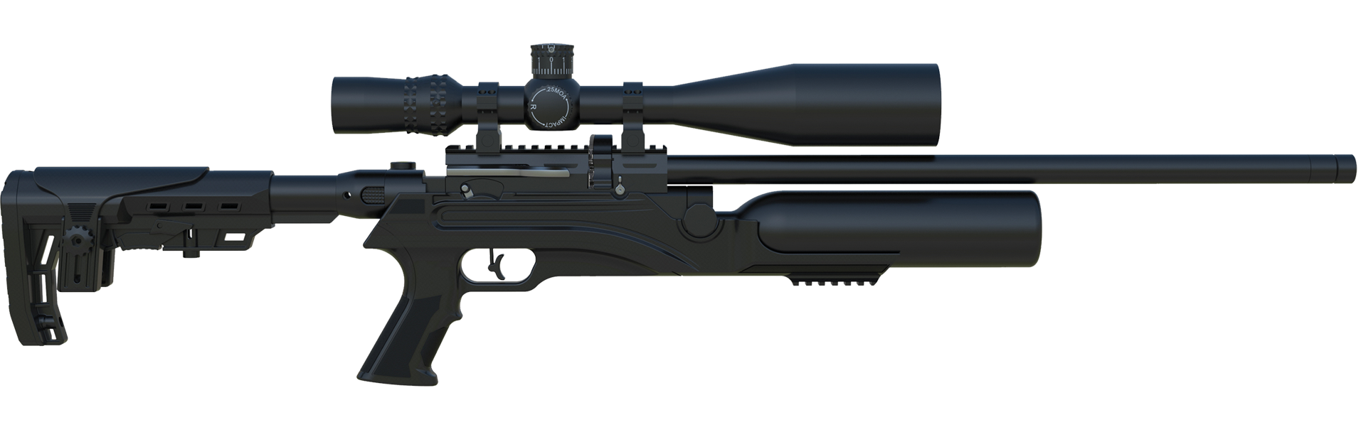 NIKSAN OZARK-TS 425CC TACTICAL PCP (21.65") - .22 - Tophatter's Army Deals RIFLES - Tophatter Daily Deals