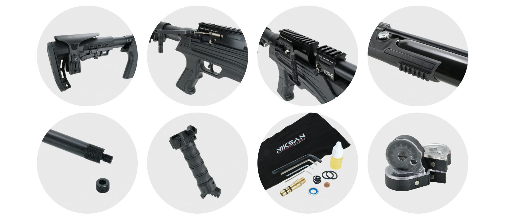 NIKSAN OZARK-TS 425CC TACTICAL PCP (21.65") - .22 - Tophatter's Army Deals RIFLES - Tophatter Daily Deals