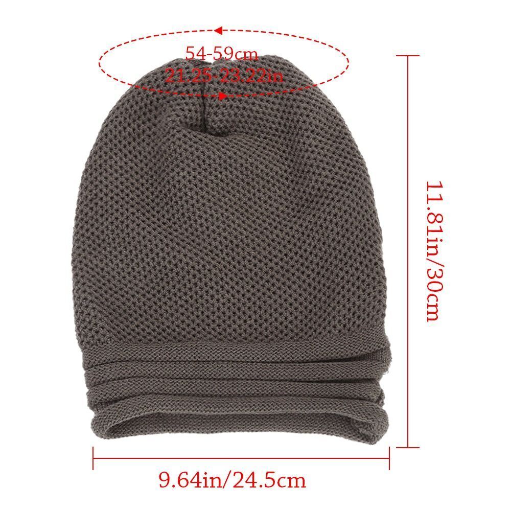 Oversized Women's Knitted Beanie - Slouchy Wool Winter - Tophatter Daily Deals