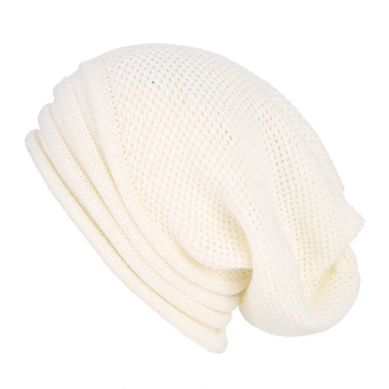 Oversized Women's Knitted Beanie - Slouchy Wool Winter Wit - Tophatter Daily Deals