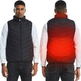 Nine Districts Intelligent Heating Vest Electric Heating Men's Outerwear - Tophatter Daily Deals