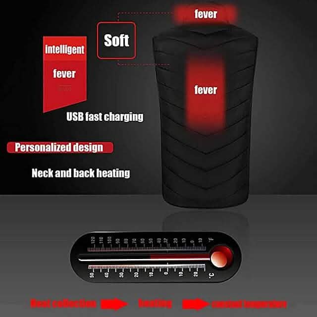 Nine Districts Intelligent Heating Vest Electric Heating Men's Outerwear - Tophatter Daily Deals