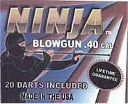 Ninja 24" Blowgun .40 cal w/ 20 Darts - Pink Camo Blowgun - Tophatter Daily Deals