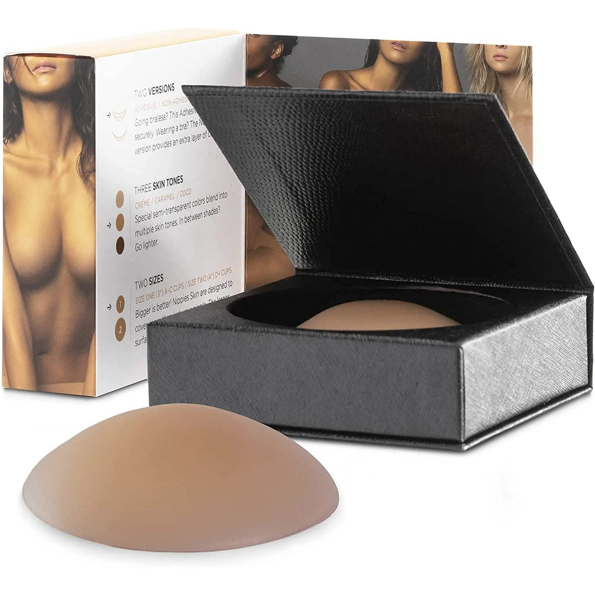 Nipple Covers Adhesive Silicone Pasties with Travel Box Coco Women's Lingerie - Tophatter Daily Deals