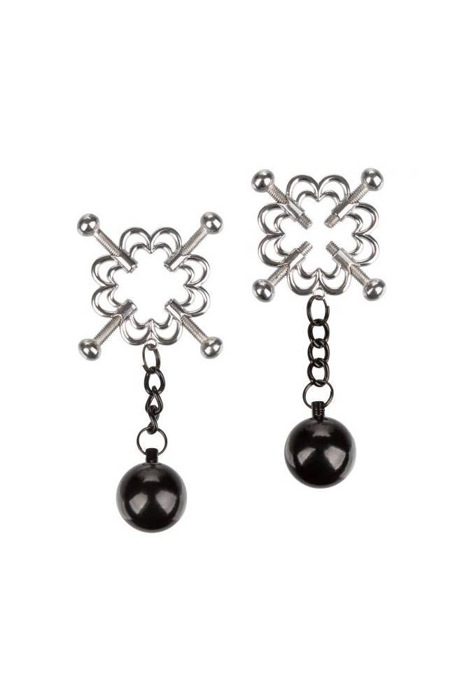 Cal Exotics - Nipple Grips - 4 Point Weighted Nipple Press BDSM - Tophatter Daily Deals