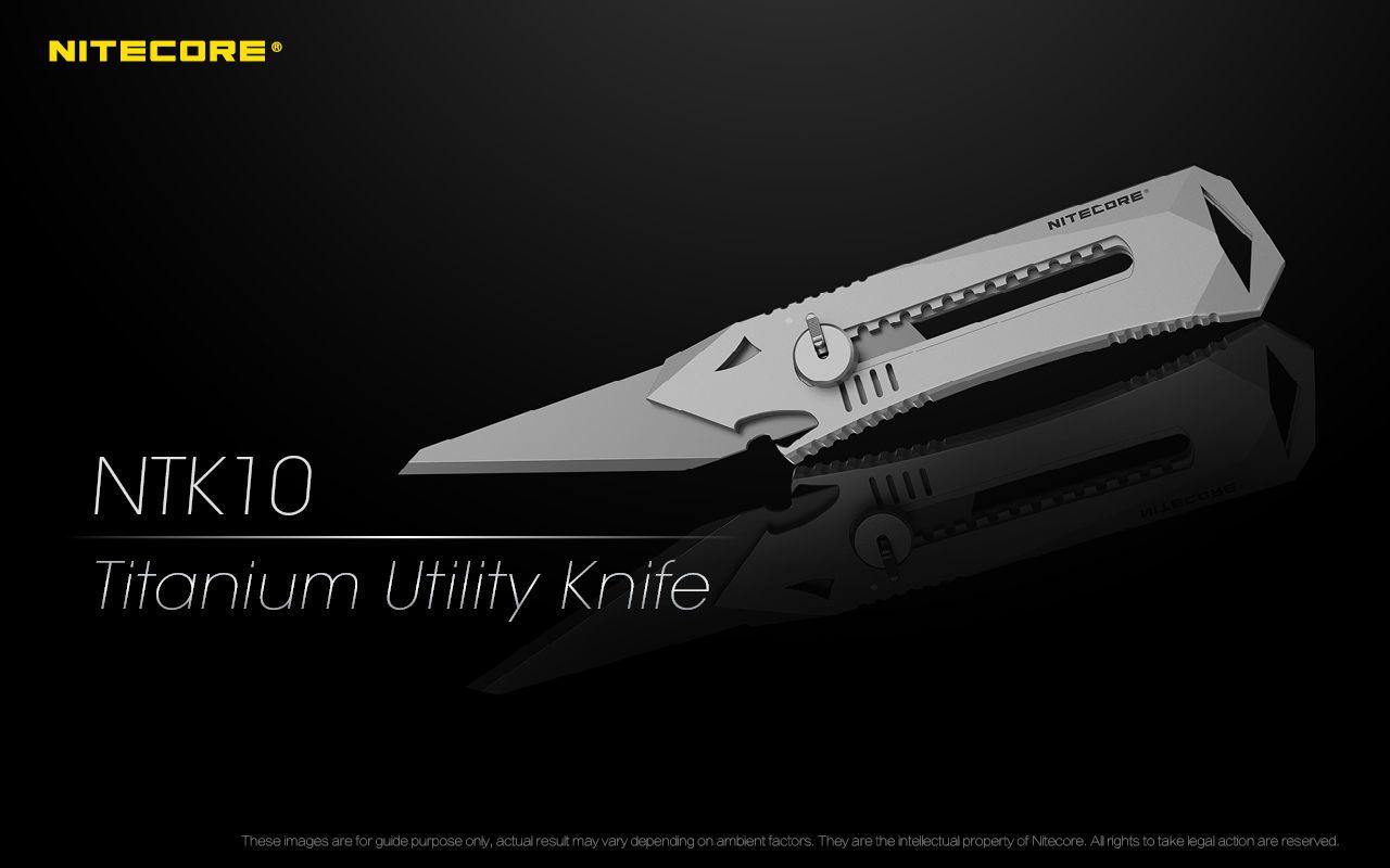 NITECORE NTK10 TITANIUM UTILITY KNIFE - Tophatter's Army Deals KNIVES - Tophatter Daily Deals