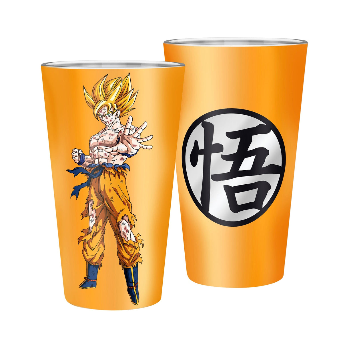 Dragon Ball - Super Saiyan Goku Glass Glassware - Tophatter Daily Deals