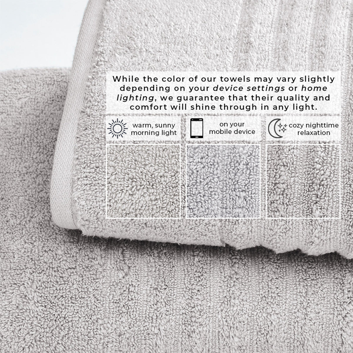 Luxury Combed Cotton Bath Towel Set - Karina Collection Bath - Tophatter Daily Deals