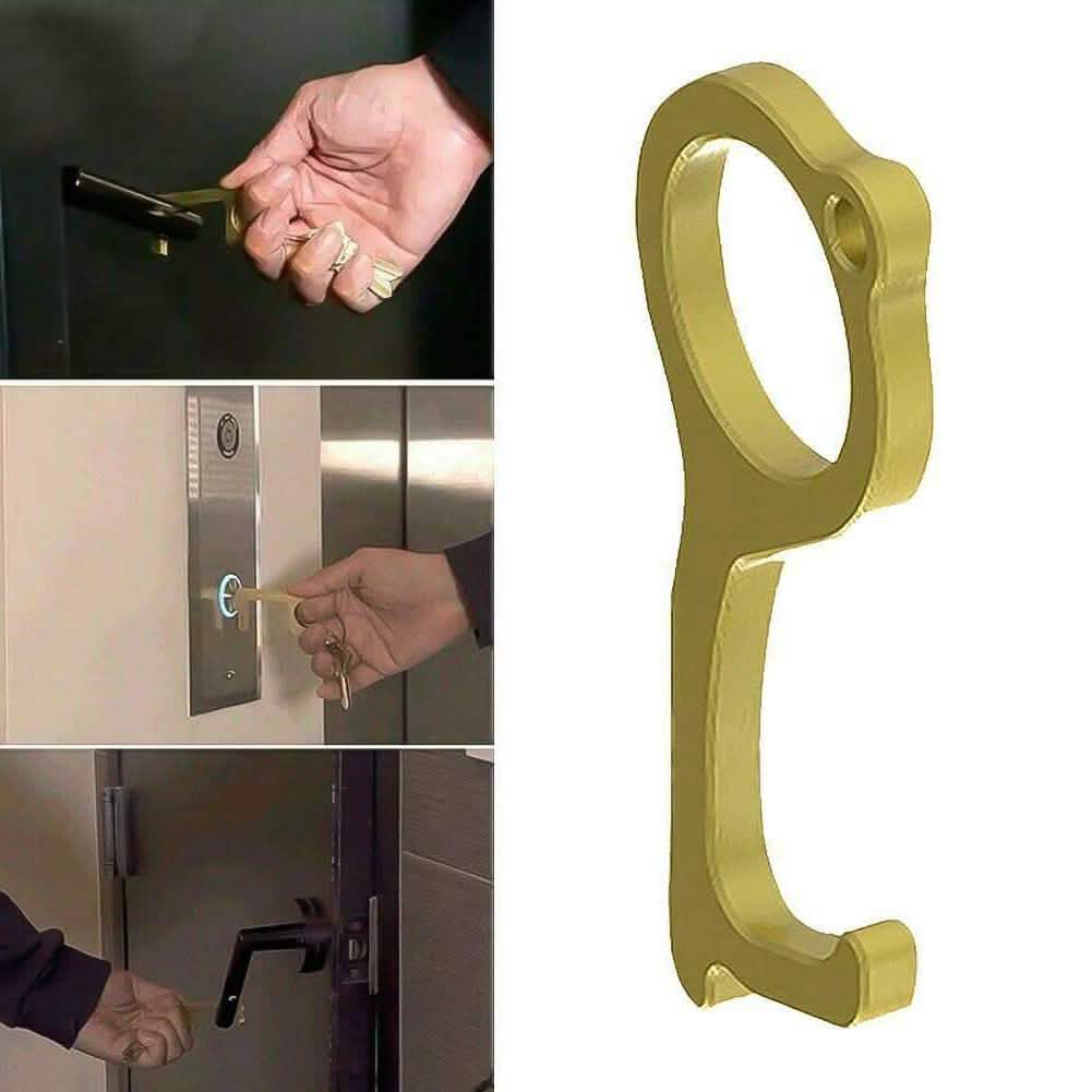 No-Contact Door Opener Hand Key Tool Face Masks & PPE - Tophatter Daily Deals