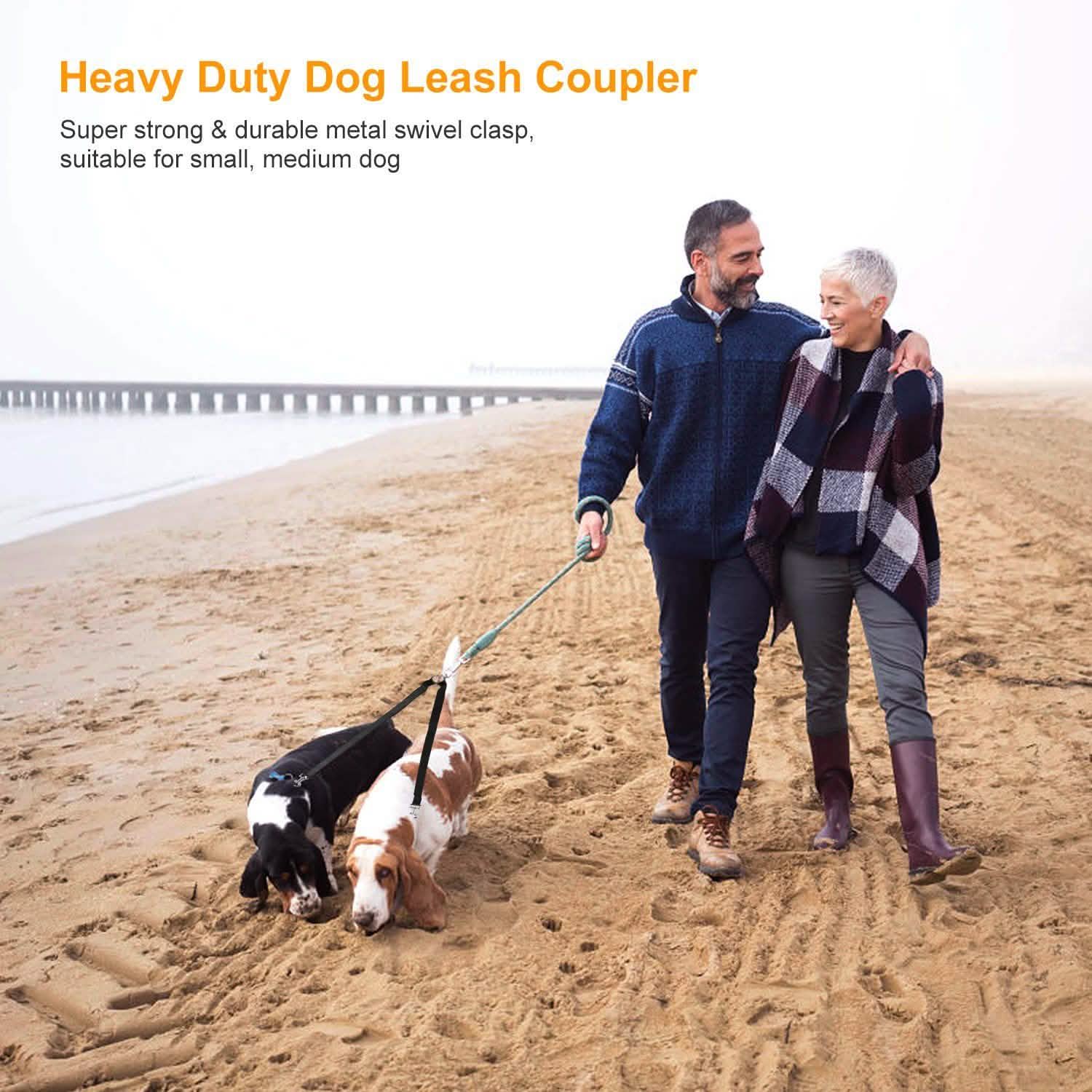 No-Tangle Dual Dogs Leash Pet Supplies - Tophatter Daily Deals