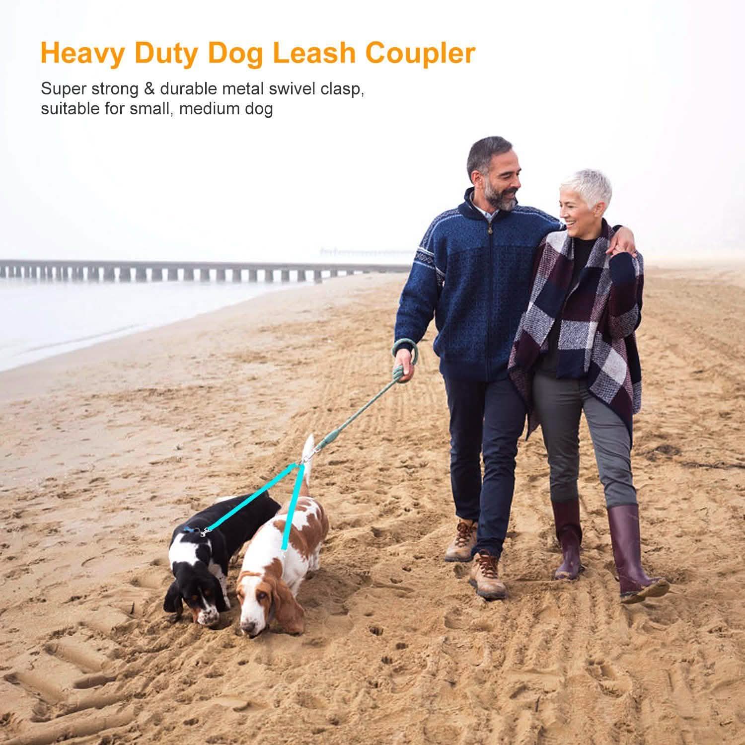 No-Tangle Dual Dogs Leash Pet Supplies - Tophatter Daily Deals