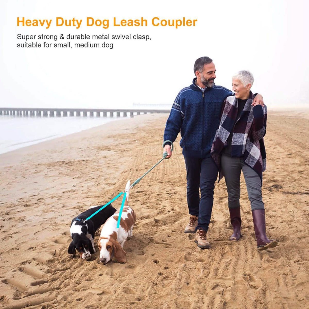 No-Tangle Dual Dogs Leash Pet Supplies - Tophatter Daily Deals