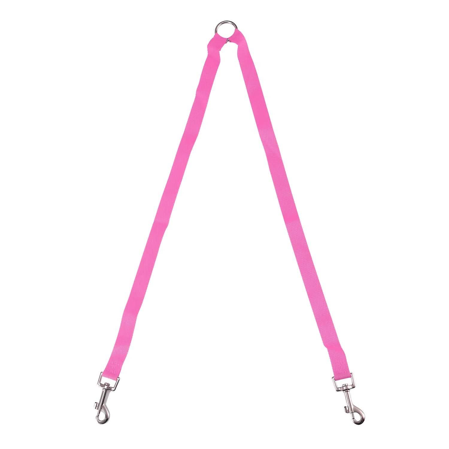 No-Tangle Dual Dogs Leash Pink Pet Supplies - Tophatter Daily Deals