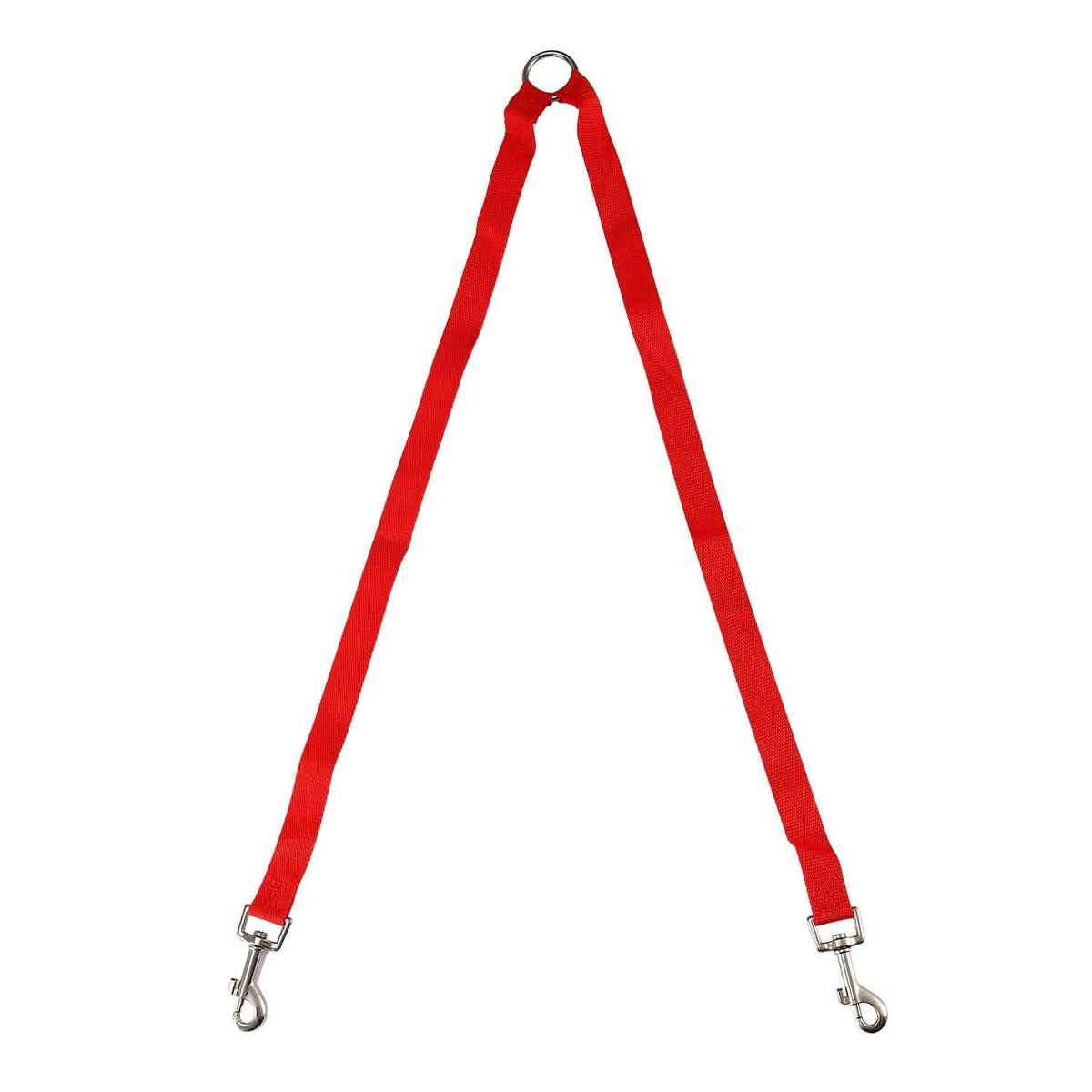 No-Tangle Dual Dogs Leash Red Pet Supplies - Tophatter Daily Deals