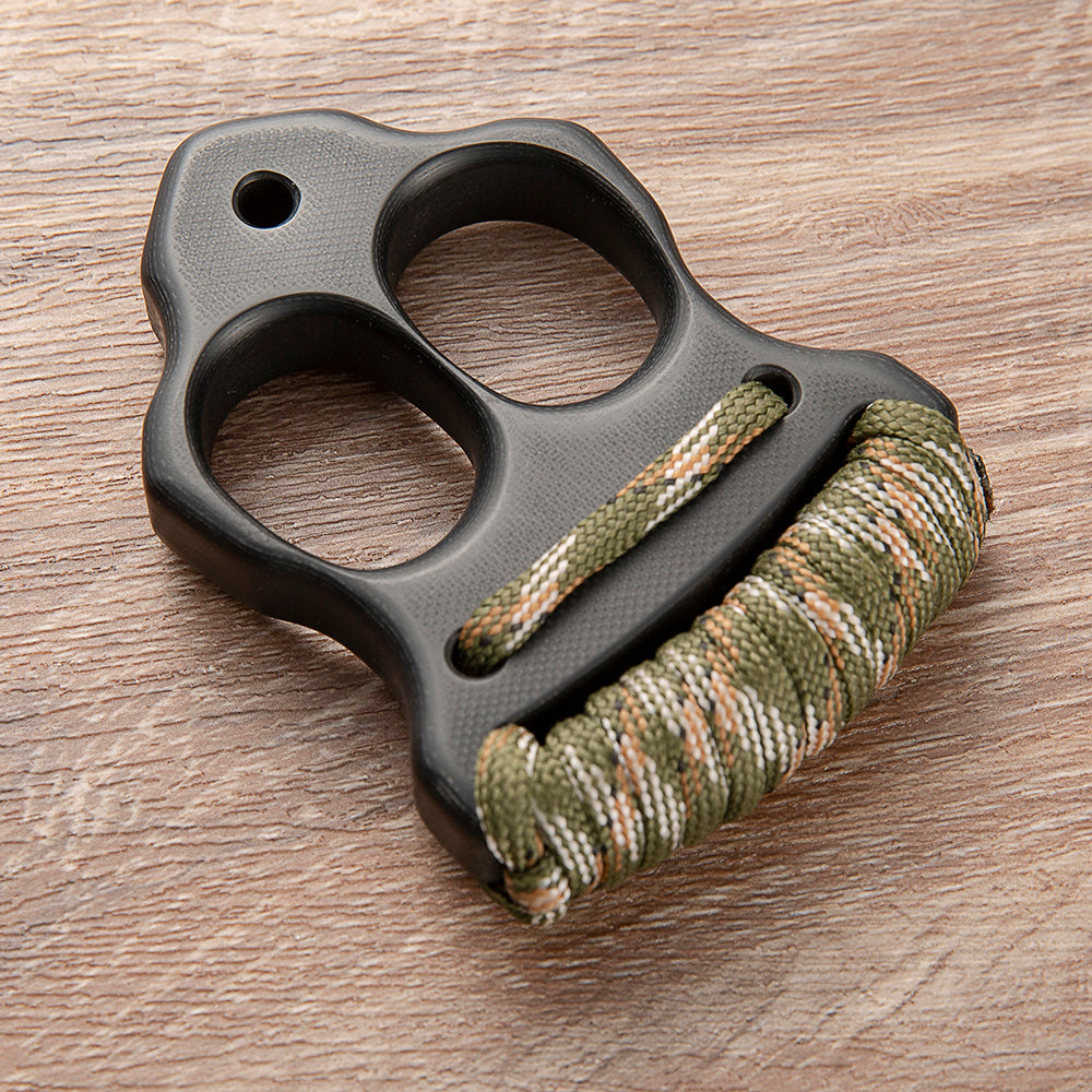 2025 New G10 Glass Fiber No Metal Two Finger Knuckles Brass Knuckles - Tophatter Daily Deals