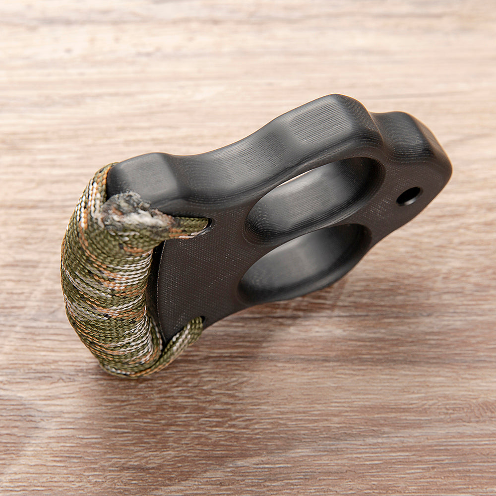 2025 New G10 Glass Fiber No Metal Two Finger Knuckles Brass Knuckles - Tophatter Daily Deals