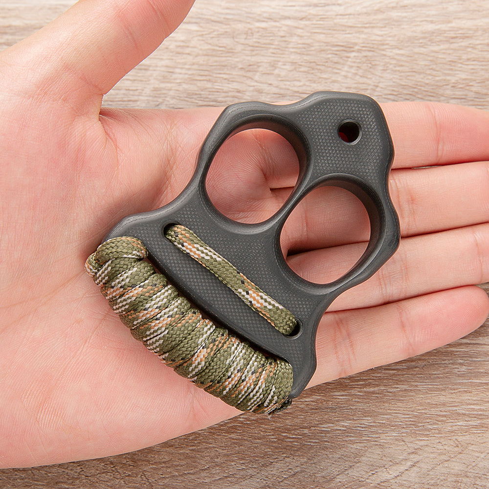 2025 New G10 Glass Fiber No Metal Two Finger Knuckles Brass Knuckles - Tophatter Daily Deals