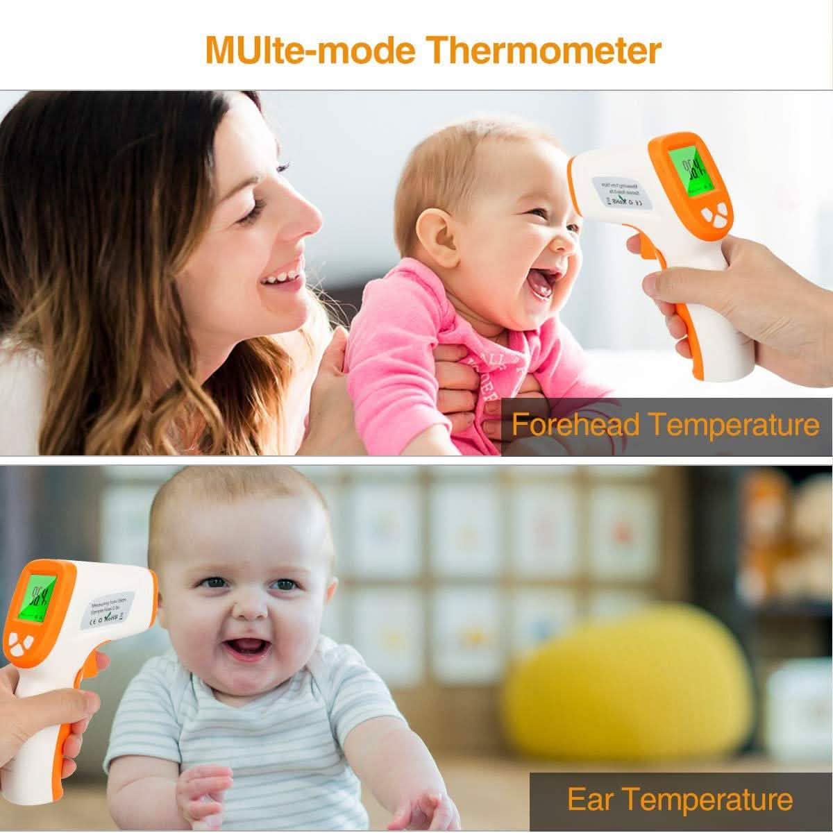 Non-Contact Digital Infrared Thermometer D-380 Face Masks & PPE - Tophatter Daily Deals