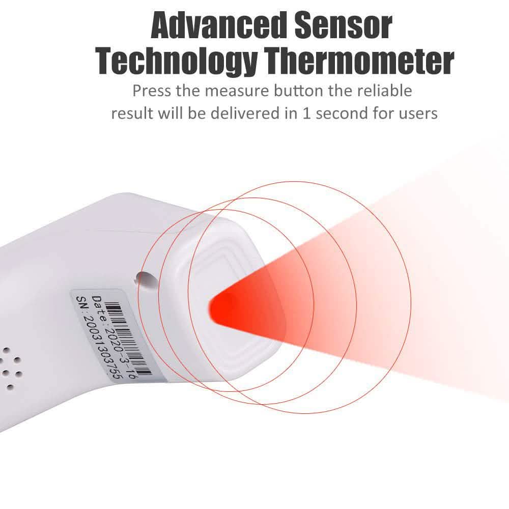 Non-Contact Infrared Digital Scanner Device Advanced Temperature Measurement ALK116 Face Masks & PPE - Tophatter Daily Deals