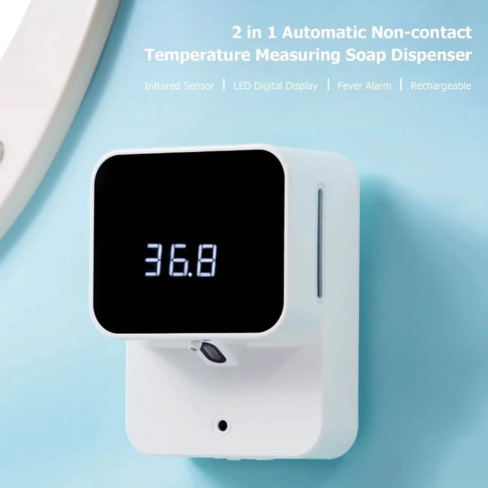 Non-Contact Temperature Measurement Soap Dispenser Bath - Tophatter Daily Deals