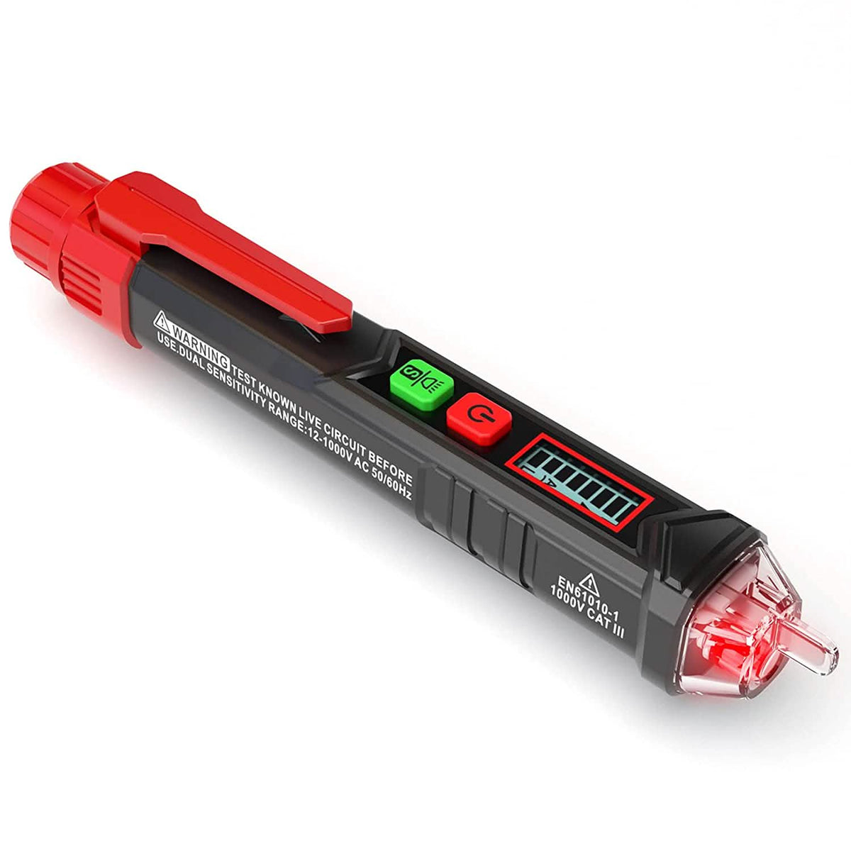 Non-Contact Voltage Tester with Dual Range AC 12V-1000V/48V-1000V Home Improvement - Tophatter Daily Deals