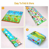 Non-Slip 2 Sides Foldable Soft Foam Kids Play Mat Toys & Games - Tophatter Daily Deals