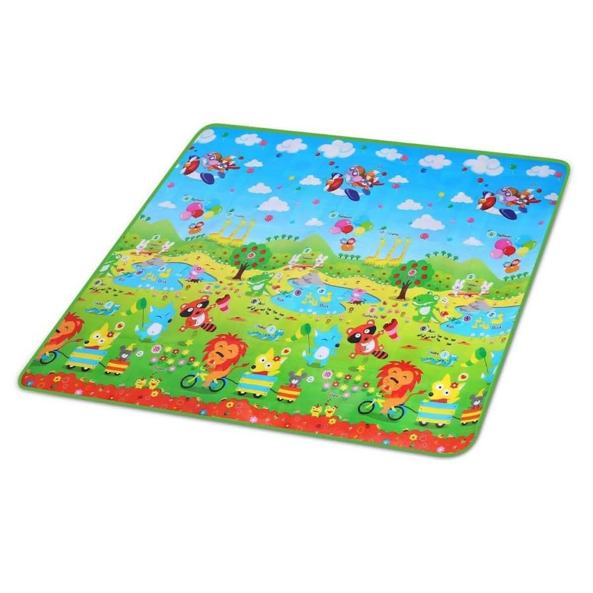 Non-Slip 2 Sides Foldable Soft Foam Kids Play Mat Toys & Games - Tophatter Daily Deals