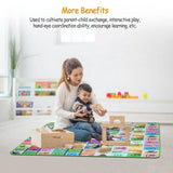 Non-Slip 2 Sides Foldable Soft Foam Kids Play Mat Toys & Games - Tophatter Daily Deals