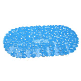 Non-Slip Massage Pebble Bath Mat Blue Bath - Tophatter Daily Deals