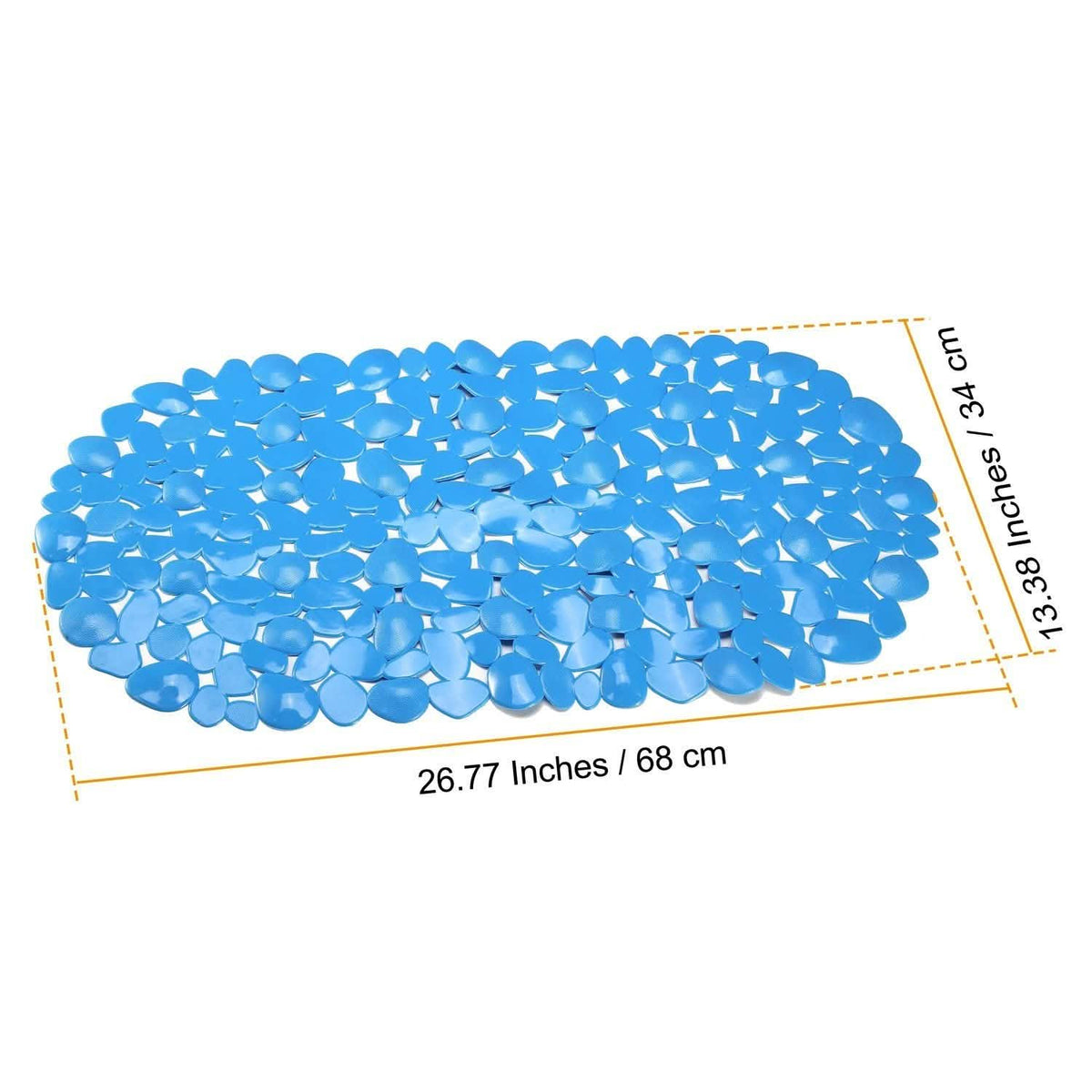 Non-Slip Massage Pebble Bath Mat Bath - Tophatter Daily Deals