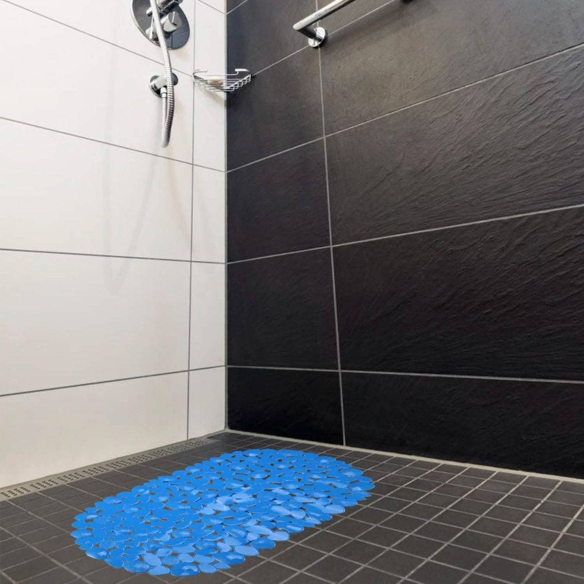 Non-Slip Massage Pebble Bath Mat Bath - Tophatter Daily Deals