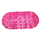 Non-Slip Massage Pebble Bath Mat Pink Bath - Tophatter Daily Deals